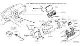 Diagram for Infiniti EX37 Climate Control Module - 28395-1BH1D