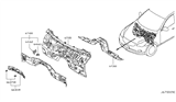 Diagram for 2017 Infiniti QX70 Dash Panels - F7300-1CAMA