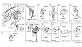 Diagram for Infiniti EX35 Body Control Module - 284B1-1BA0A