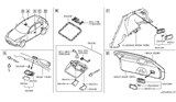 Diagram for Infiniti EX37 Dome Light - 26430-3WV0A
