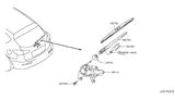 Diagram for 2011 Infiniti EX35 Wiper Blade - 28790-CB000