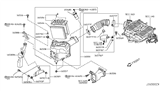 Diagram for Infiniti QX50 Air Duct - 16554-JK23A