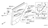 Diagram for Infiniti EX37 Weather Strip - 82835-1BA0A