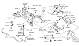 Diagram for Infiniti G37 Axle Support Bushings - 55474-JK00A