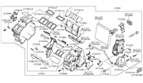 Diagram for 2016 Infiniti QX70 Heater Core - 27120-JK60B