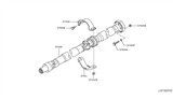 Diagram for 2008 Infiniti EX35 Drive Shaft - 37000-1BA2A