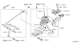 Diagram for Infiniti EX35 Shift Knob - 34910-1BA2B