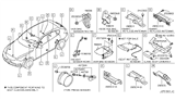 Diagram for Infiniti EX35 Air Bag Sensor - K8820-1BA0A