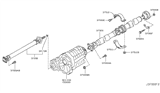 Diagram for Infiniti QX50 Drive Shaft - 37300-3WU0A