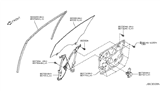 Diagram for Infiniti Window Regulator - 80721-1BA0B