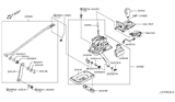 Diagram for Infiniti FX50 Shift Knob - 34910-JK01A