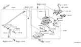 Diagram for 2010 Infiniti FX50 Shift Knob - 34910-JK01A