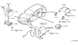 Diagram for 2010 Infiniti EX35 ABS Control Module - 47660-1BA5D