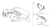 Diagram for 2011 Infiniti EX35 Cruise Control Switch - 25550-JK15C