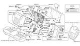 Diagram for Infiniti EX37 Seat Cover - 88620-1BA4A