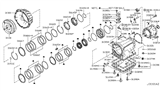 Diagram for 2009 Infiniti EX35 Bellhousing - 313A1-97X0A