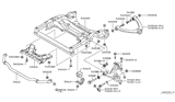 Diagram for Infiniti QX70 Sway Bar Bushing - 54613-1CA0A