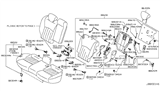 Diagram for 2010 Infiniti EX35 Seat Cover - 88320-1BN0C