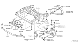 Diagram for Infiniti EX35 Control Arm - 54500-1BD1A