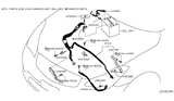 Diagram for 2007 Infiniti G35 Battery Cable - 24105-JK600