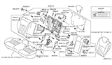 Diagram for Infiniti Armrest - 88700-1BA1C
