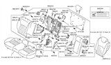 Diagram for Infiniti EX35 Armrest - 88700-1BA1A