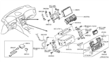 Diagram for 2016 Infiniti QX50 Climate Control Module - 25391-1BU7A