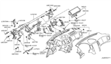 Diagram for 2014 Infiniti QX50 Air Bag - K851E-1BA0A