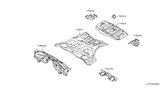 Diagram for 2017 Infiniti QX50 Floor Pan - 74514-CD032