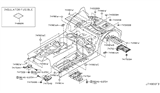 Diagram for 2014 Infiniti QX50 Exhaust Heat Shield - 74754-1BN0A