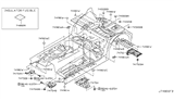 Diagram for Infiniti EX37 Exhaust Heat Shield - 74754-1BN0A