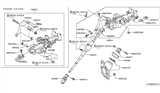 Diagram for Infiniti FX35 Universal Joint - 48080-1BA0A