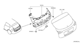 Diagram for Infiniti EX37 Door Handle - 90940-EN001