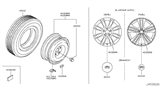 Diagram for Infiniti Wheel Cover - 40315-1BA8A