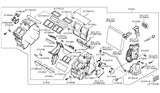 Diagram for Infiniti FX35 Heater Core - 27120-JK60A