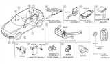 Diagram for Infiniti EX35 Transmitter - 285E3-1BA1A