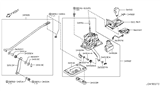 Diagram for Infiniti QX70 Automatic Transmission Shifter - 34901-1CA1E