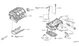 Diagram for 2008 Infiniti G35 Oil Pan - 11110-JK20B