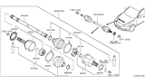 Diagram for Infiniti Axle Shaft - 39100-4GB0A