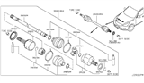 Diagram for Infiniti EX37 Axle Shaft - 39100-4GB0A