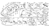 Diagram for Infiniti FX50 TPMS Sensor - 40700-JK00B