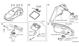 Diagram for Infiniti EX35 Dome Light - 26430-1BA0A