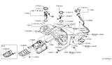 Diagram for 2009 Infiniti EX35 Fuel Pump - 17040-1BA0A