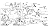 Diagram for 2016 Infiniti QX50 Power Steering Hose - 49710-1BA1B