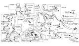 Diagram for Infiniti EX37 Power Steering Hose - 49710-1BA1B