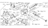 Diagram for Infiniti Q50 Differential - 38500-AR52A