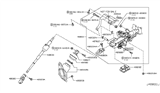 Diagram for Infiniti QX50 Steering Column - 48810-3WU1A