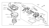 Diagram for 2014 Infiniti Q60 Blend Door Actuator - 27730-EH100