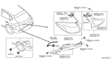 Diagram for 2014 Infiniti QX50 Back Up Light - 26555-1BA1C