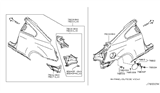 Diagram for Infiniti Q60 Fuel Door - 78830-JL07B